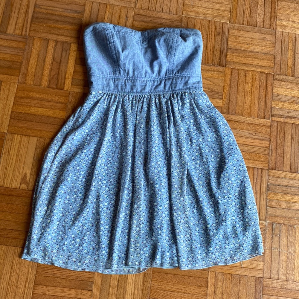 Le Château bustier floral dress